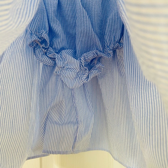 New! Seersucker Dress with Bloomers - Picture 2 of 2